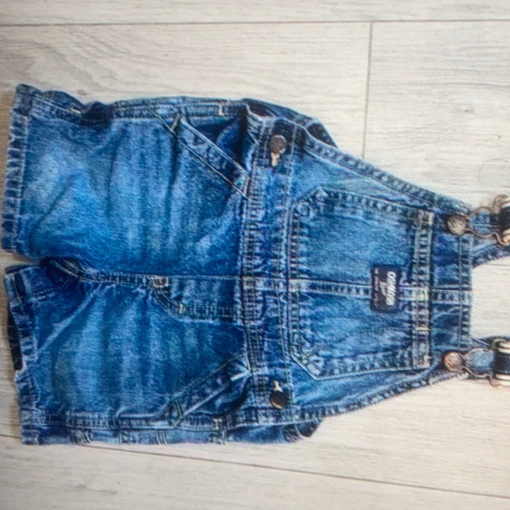 Oshkosh Bgosh denim overall shorts